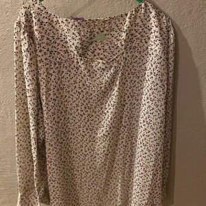 Loft plus size 22 flower blouse